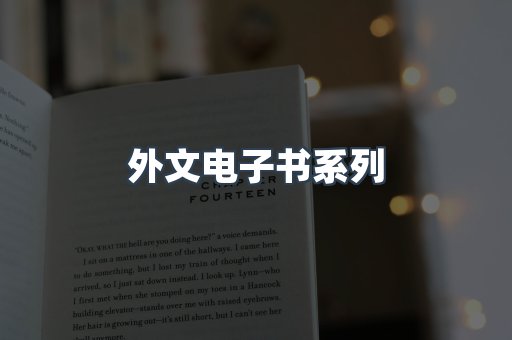 外文电子书系列